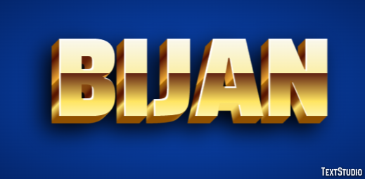 Bijan Text effect