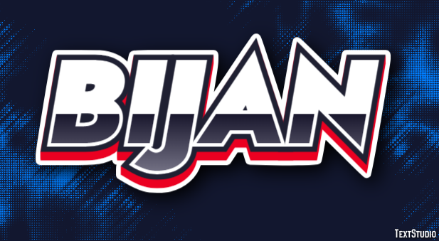 Bijan Text Effect