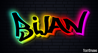 Bijan Text effect