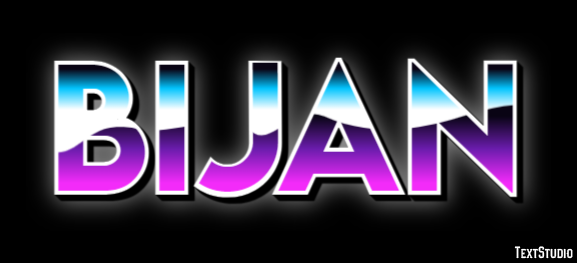 Bijan Text effect