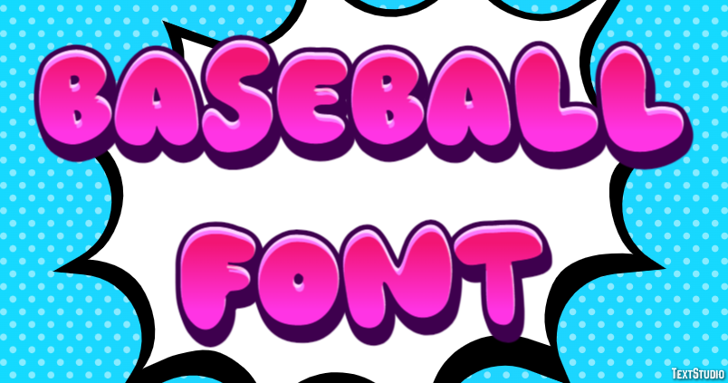 Baseball Font テキスト効果