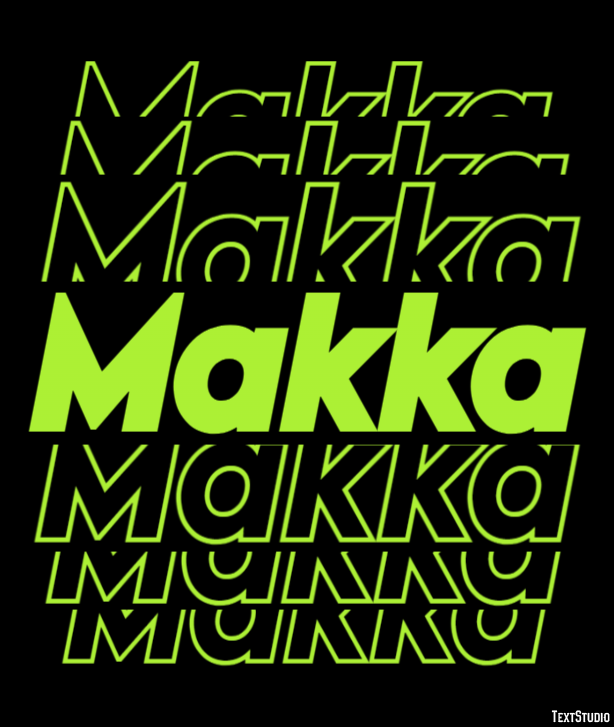 Makka テキスト効果