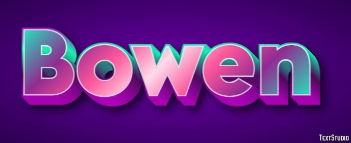 Bowen Efekt tekstowy