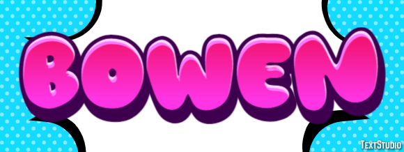 Bowen Efekt tekstowy