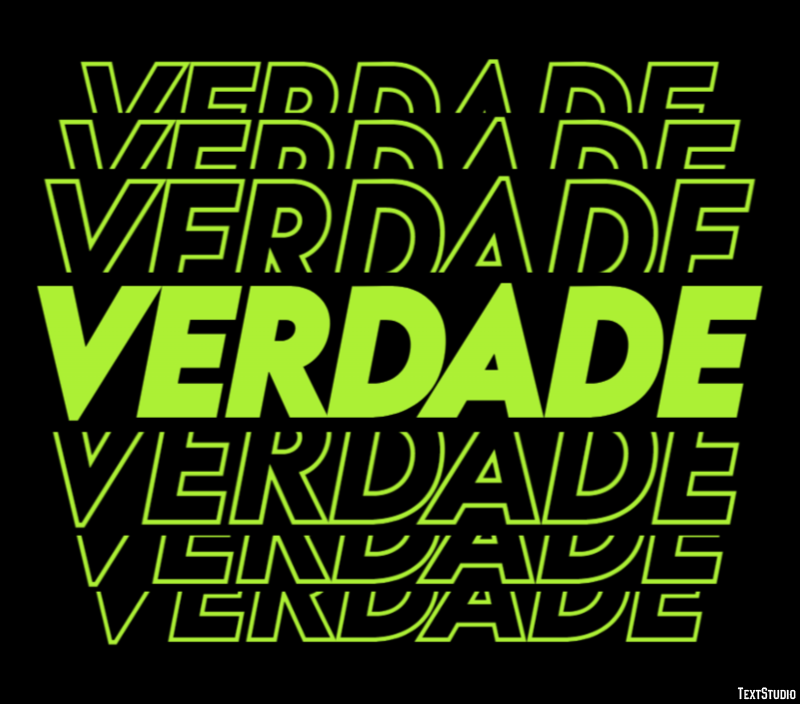 Verdade Text Effect