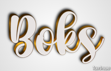 Boks Text Effect