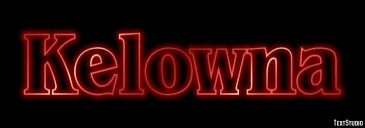 Kelowna Efekt tekstowy