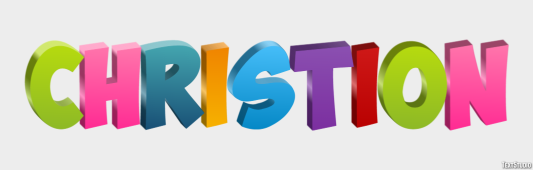 Christion Text effect