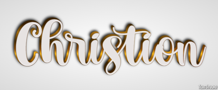 Christion Text effect