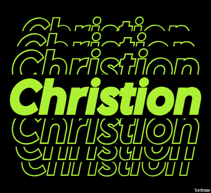 Christion Text Effect