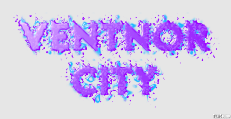 Ventnor City Tekst Effect