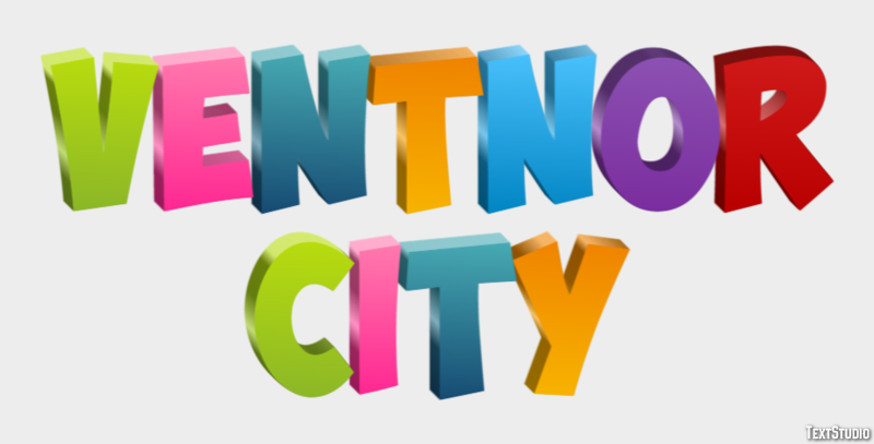 Ventnor City Efekt tekstowy
