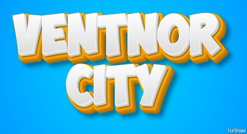 Ventnor City Efekt tekstowy