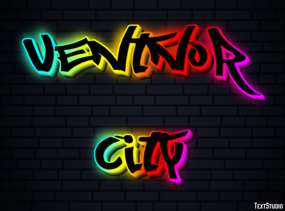 Ventnor City Efekt tekstowy