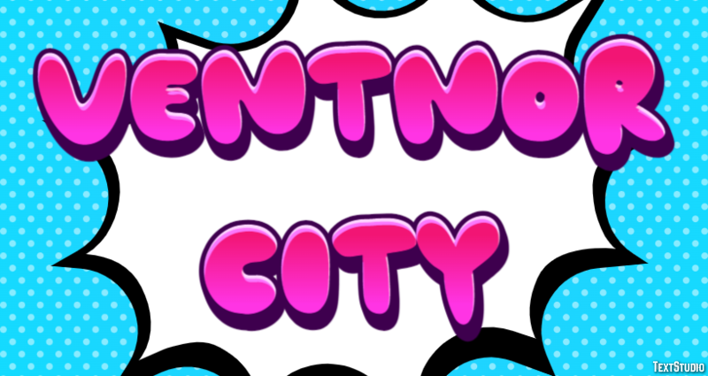 Ventnor City Tekst Effect