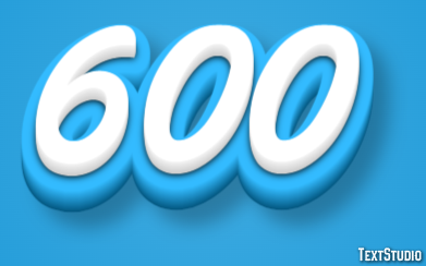 600 Text Effect