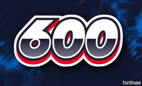 600 Text Effect