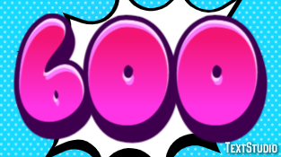 600 Text Effect