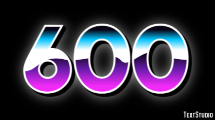600 Text Effect