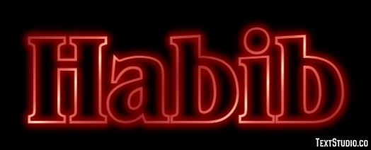 Habib Texteffekt