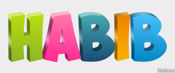 Habib Texteffekt
