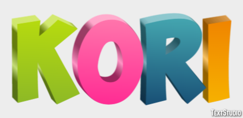 Kori Text Effect