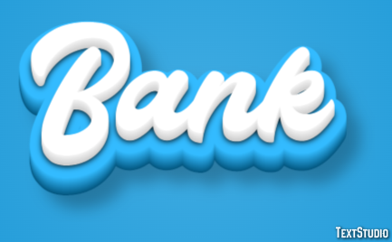 Bank Efecto de Texto