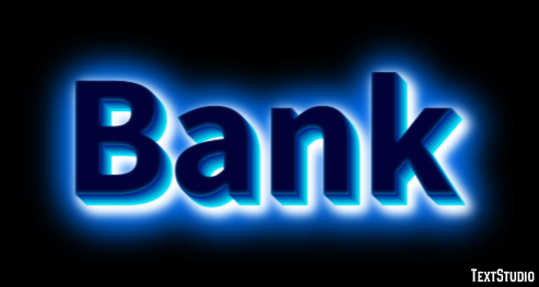 Bank Text Effect