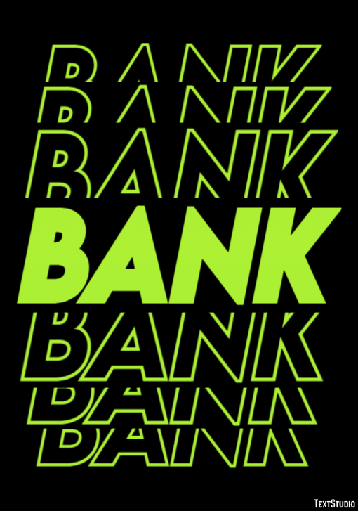 Bank Efecto de Texto