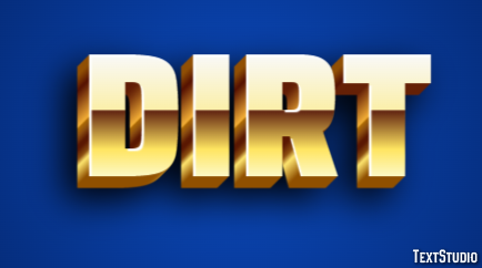 Dirt Text Effect