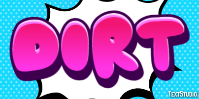 Dirt Text effect