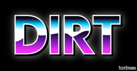 Dirt Efecto de Texto