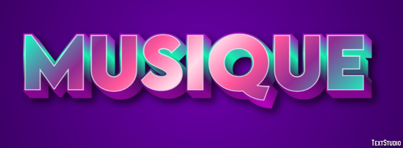 Musique Effet de texte