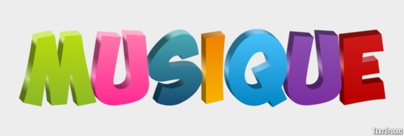 Musique Effet de texte