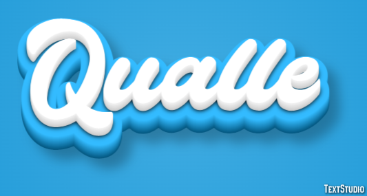Qualle Effet de texte