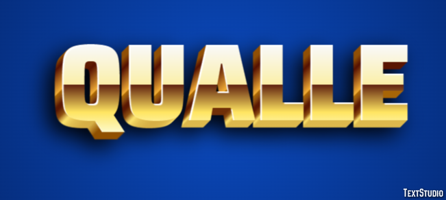 Qualle Effet de texte