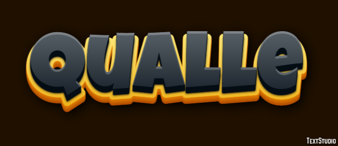 Qualle Text Effect