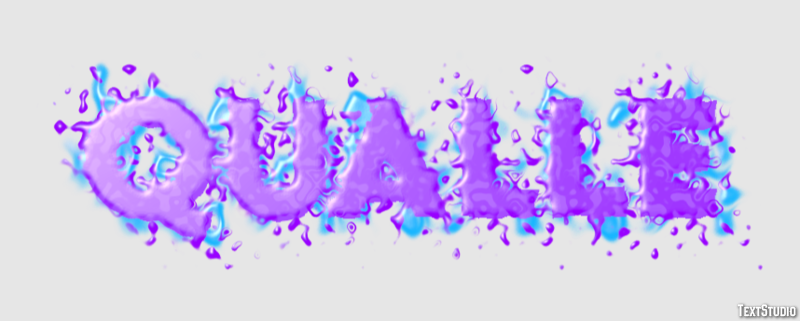Qualle Effet de texte