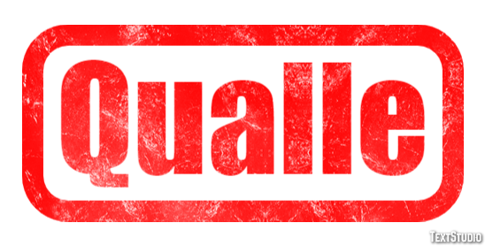 Qualle Effet de texte