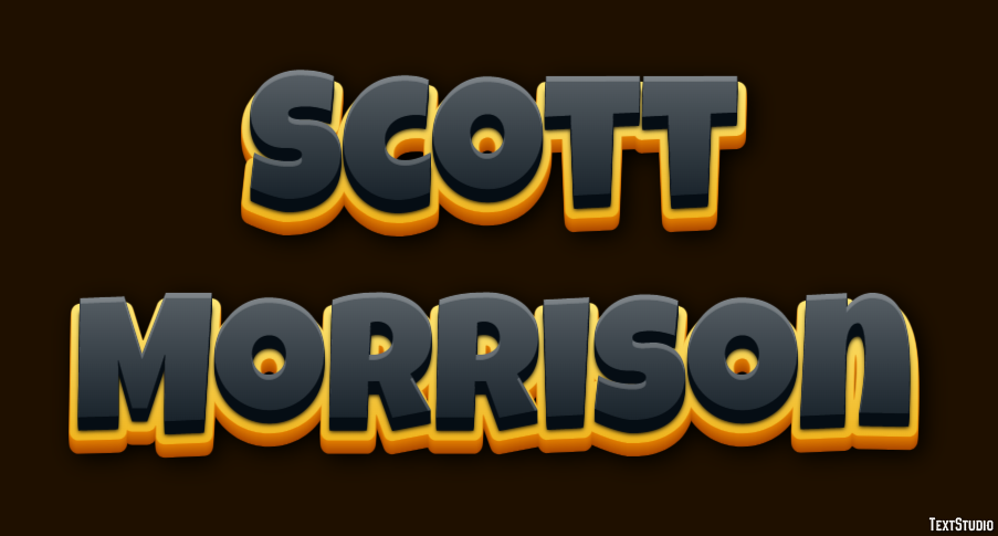 Scott Morrison Text Effect
