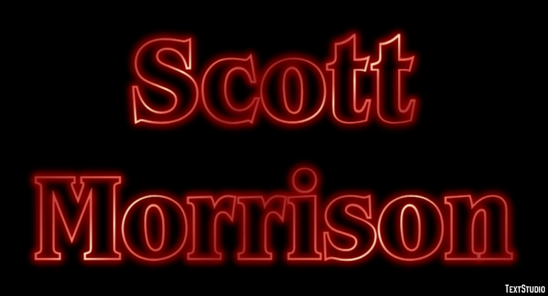 Scott Morrison Text Effect