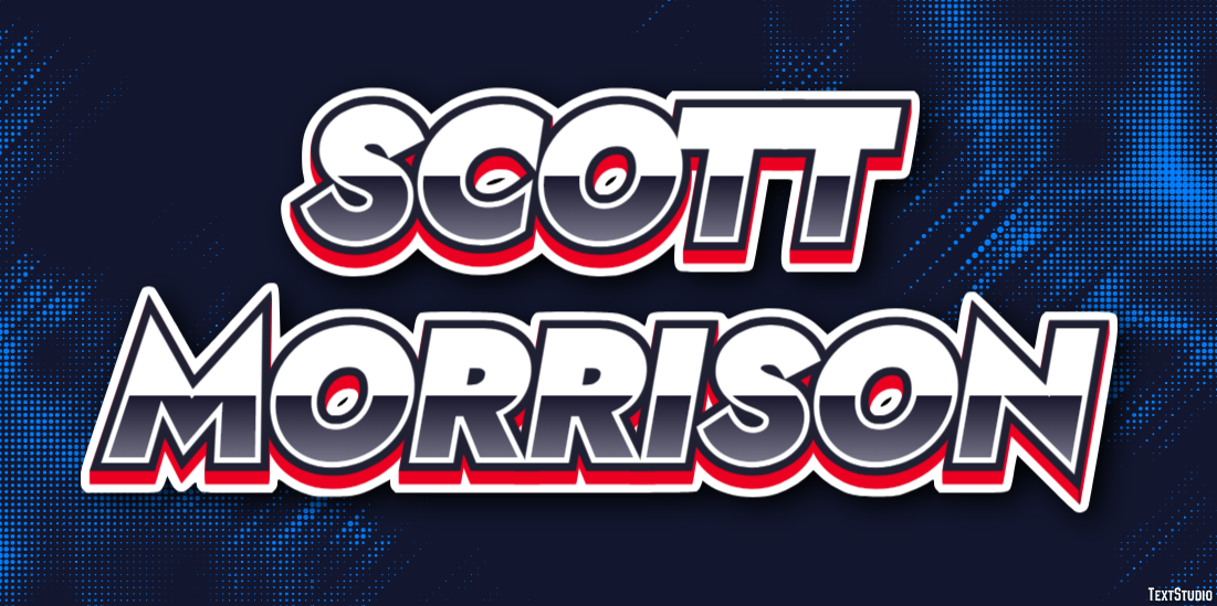 Scott Morrison Efekt tekstowy