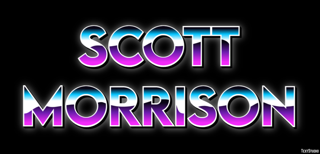 Scott Morrison Efekt tekstowy