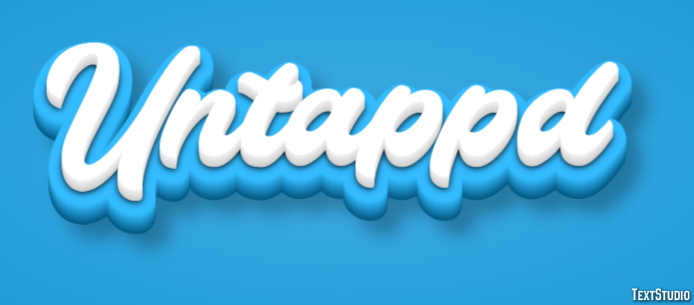 Untappd Text Effect