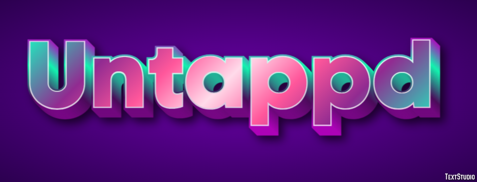 Untappd Text Effect