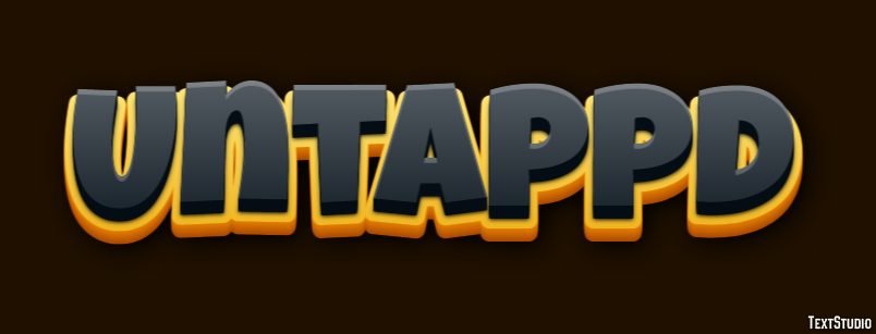 Untappd Text Effect