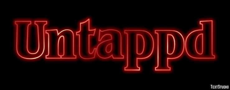 Untappd Text Effect