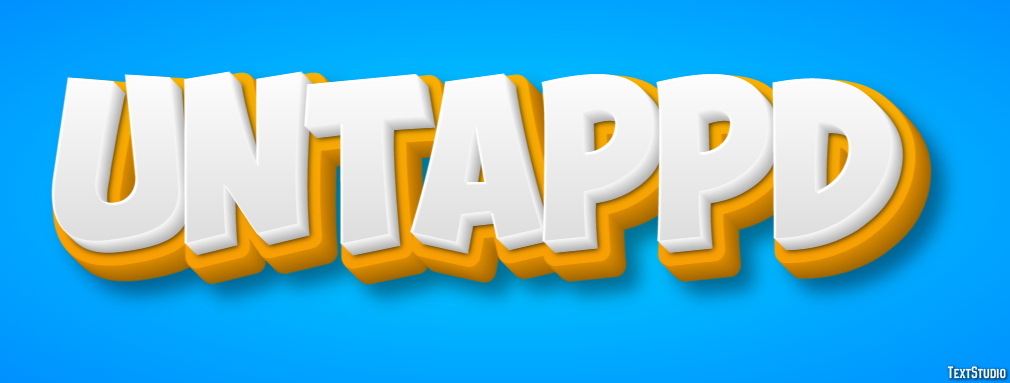 Untappd Text Effect