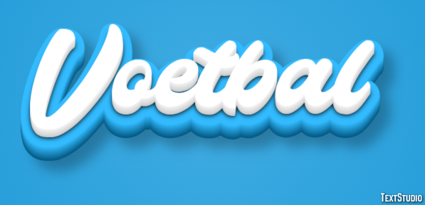 Voetbal Effet de texte
