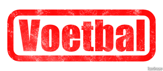 Voetbal Effet de texte